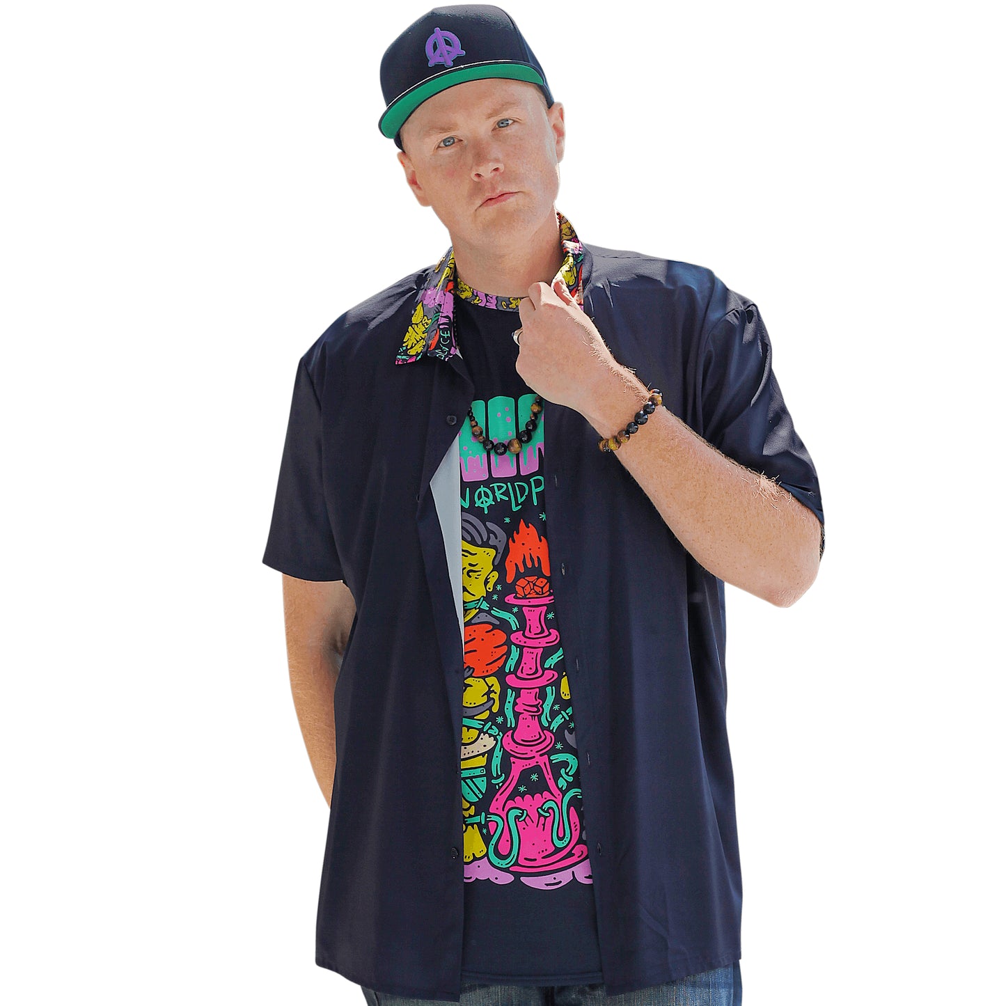 AHIMSA Button Down Shirt - PEACEGANG