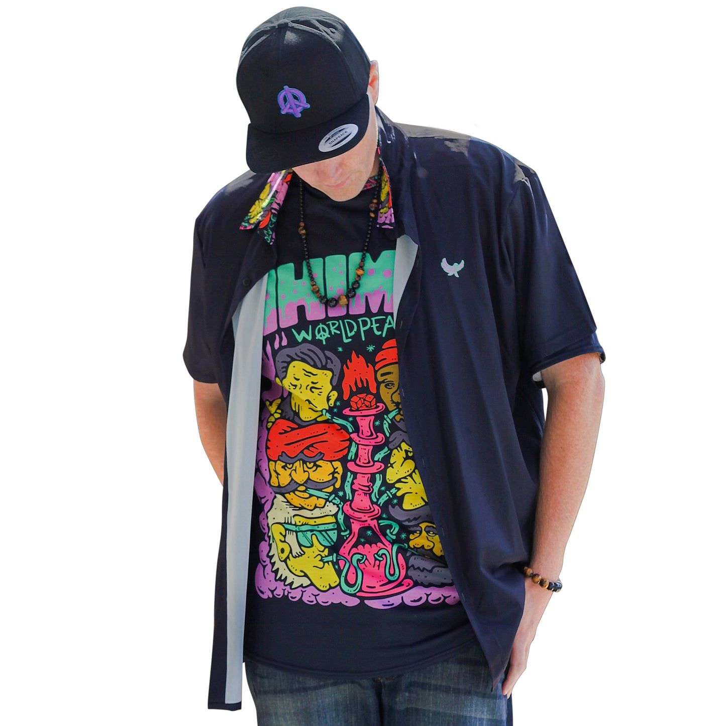 AHIMSA Button Down Shirt - PEACEGANG