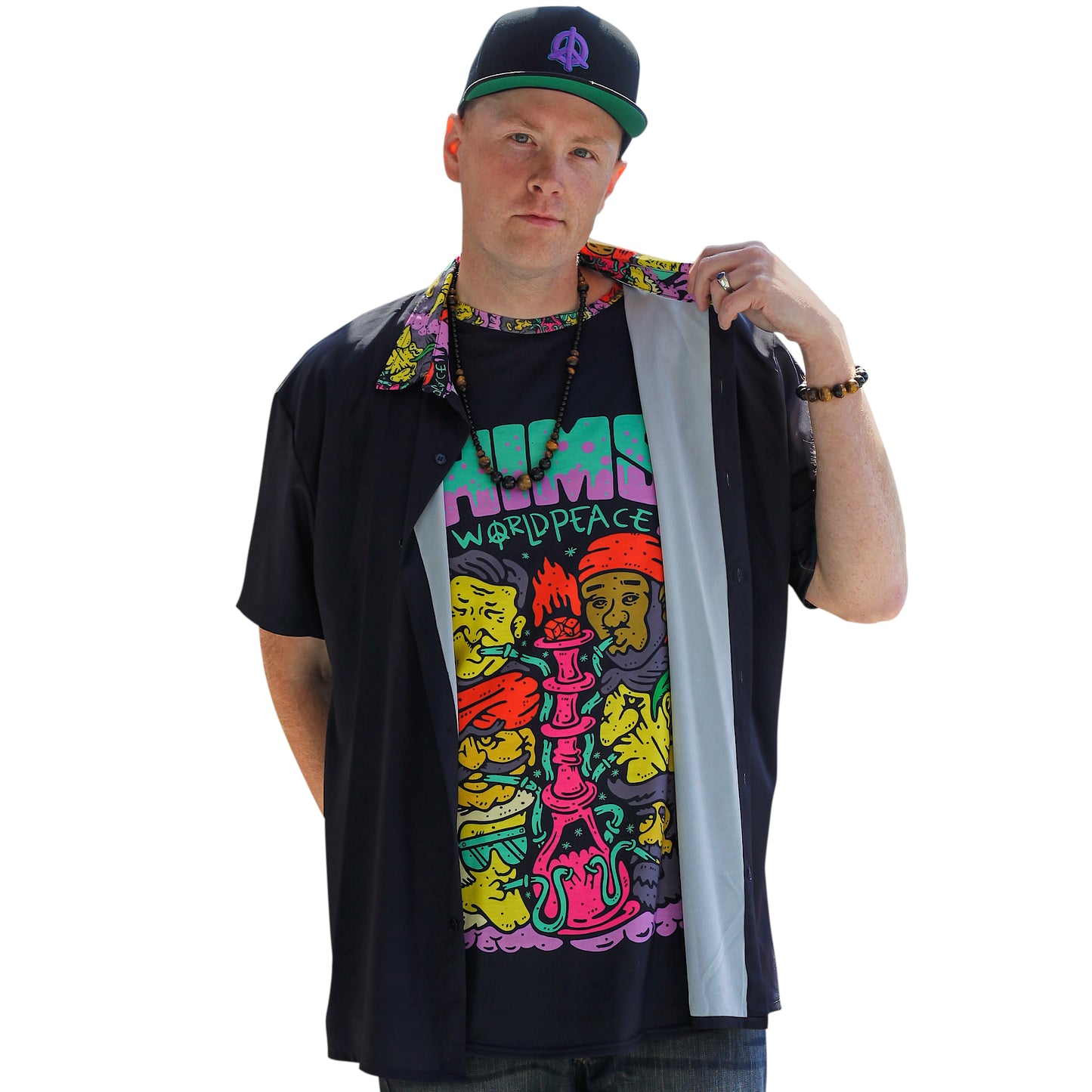 AHIMSA Button Down Shirt - PEACEGANG