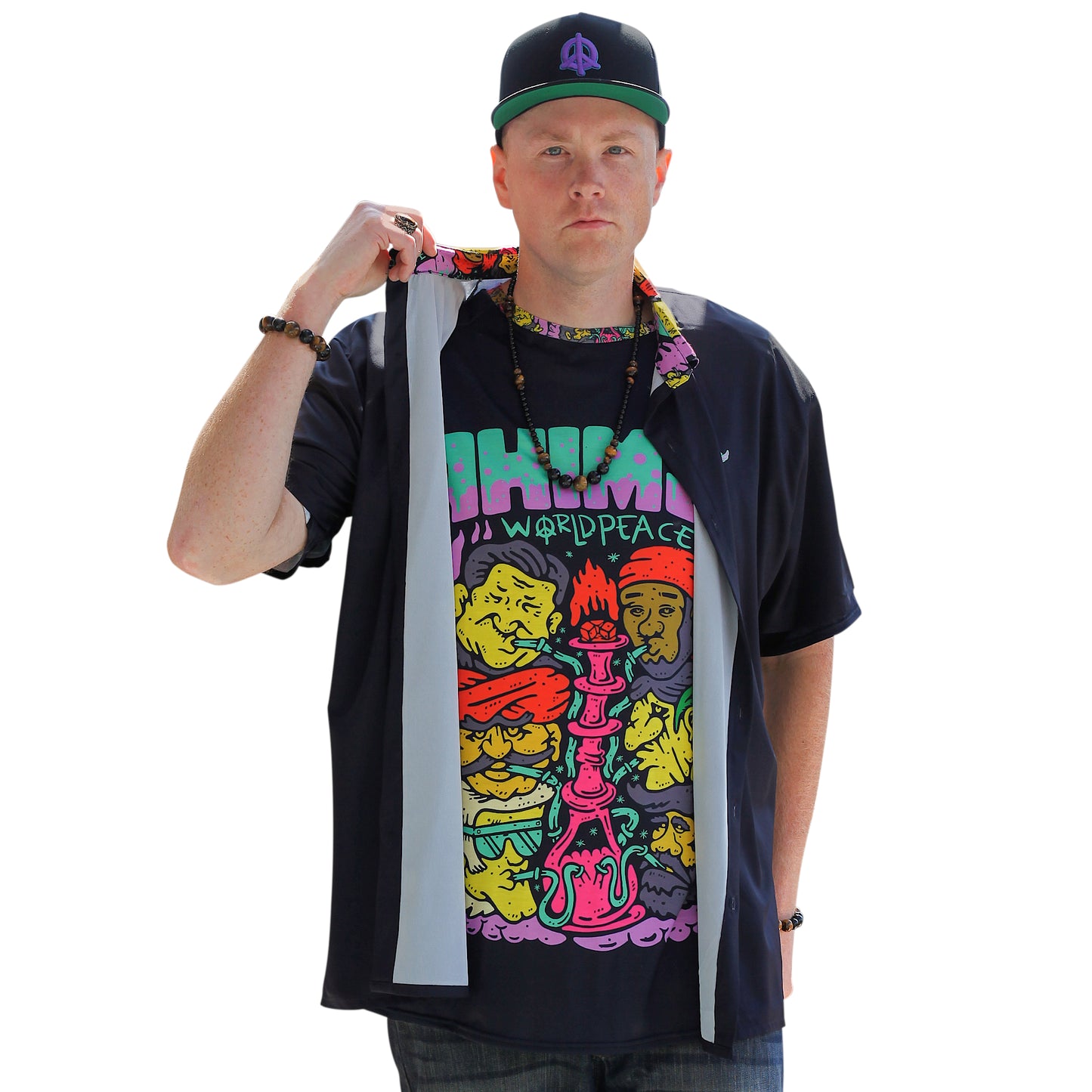 AHIMSA Button Down Shirt - PEACEGANG