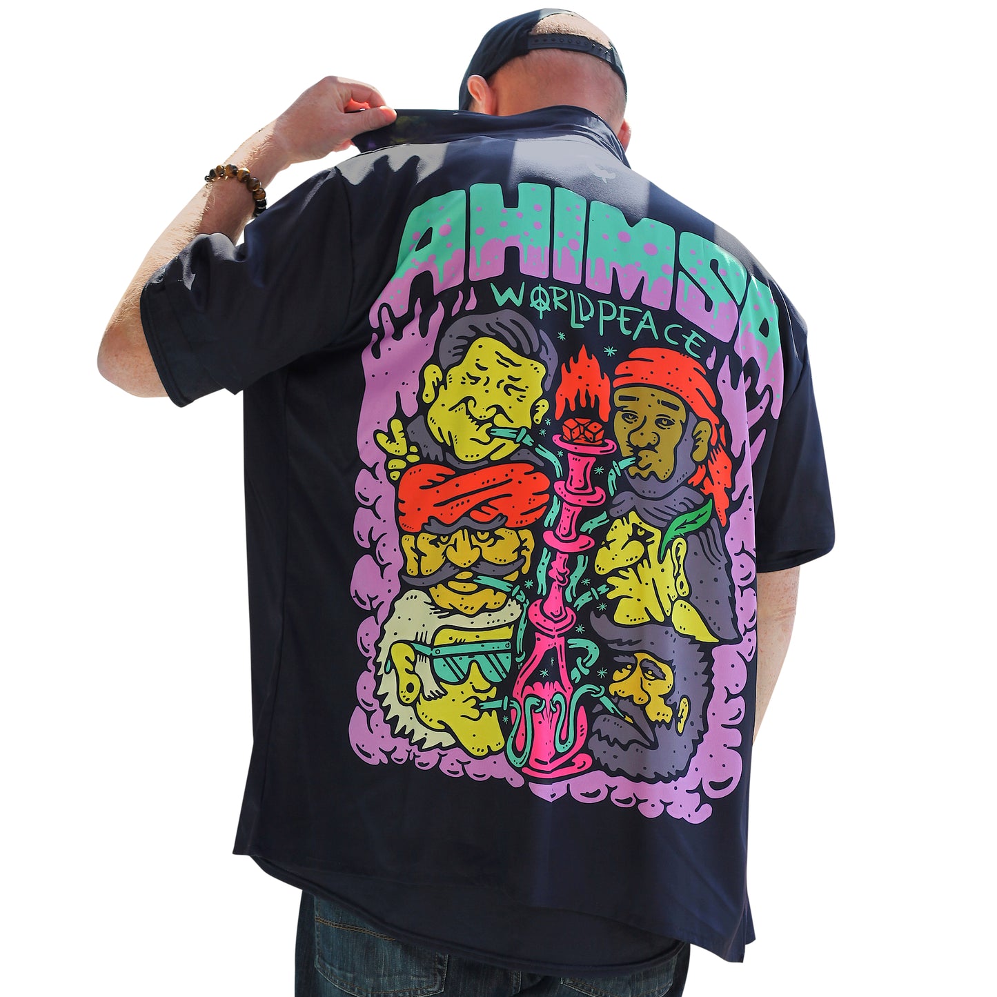 PEACEGANG "AHIMSA" Button Down Shirt
