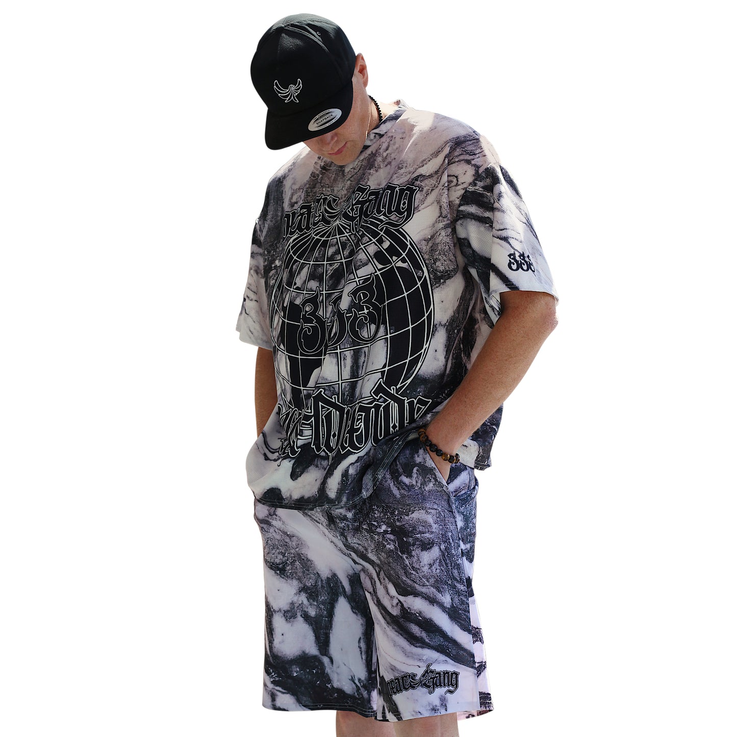 PeaceGang Loose knee Shorts