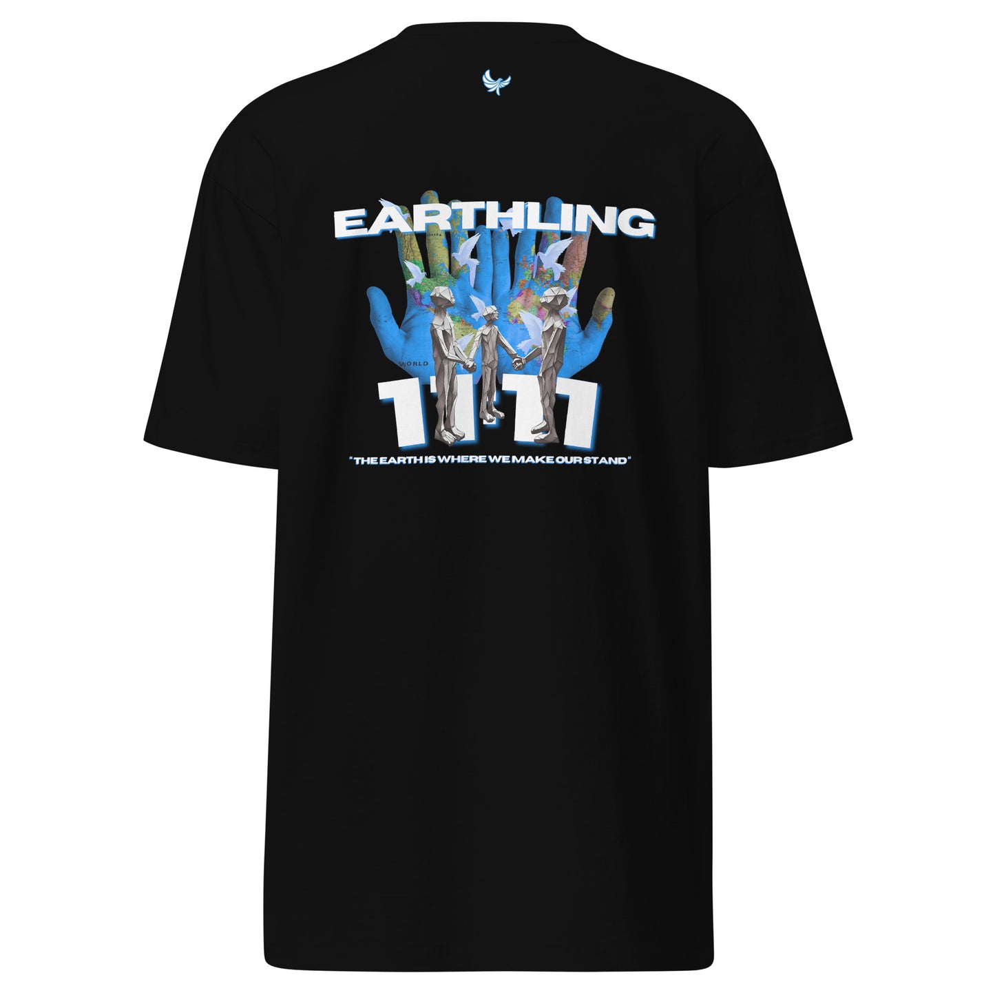 PEACE GANG " 11:11 Earthling " Premium Heavyweight T-Shirt