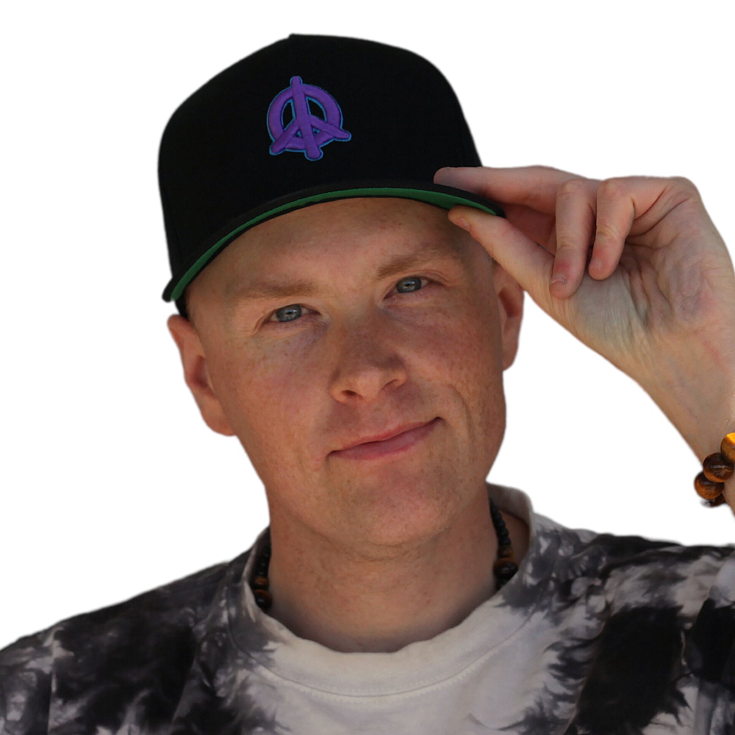 PEACE Flat Bill Embroidered Snapback Cap - PEACE GANG