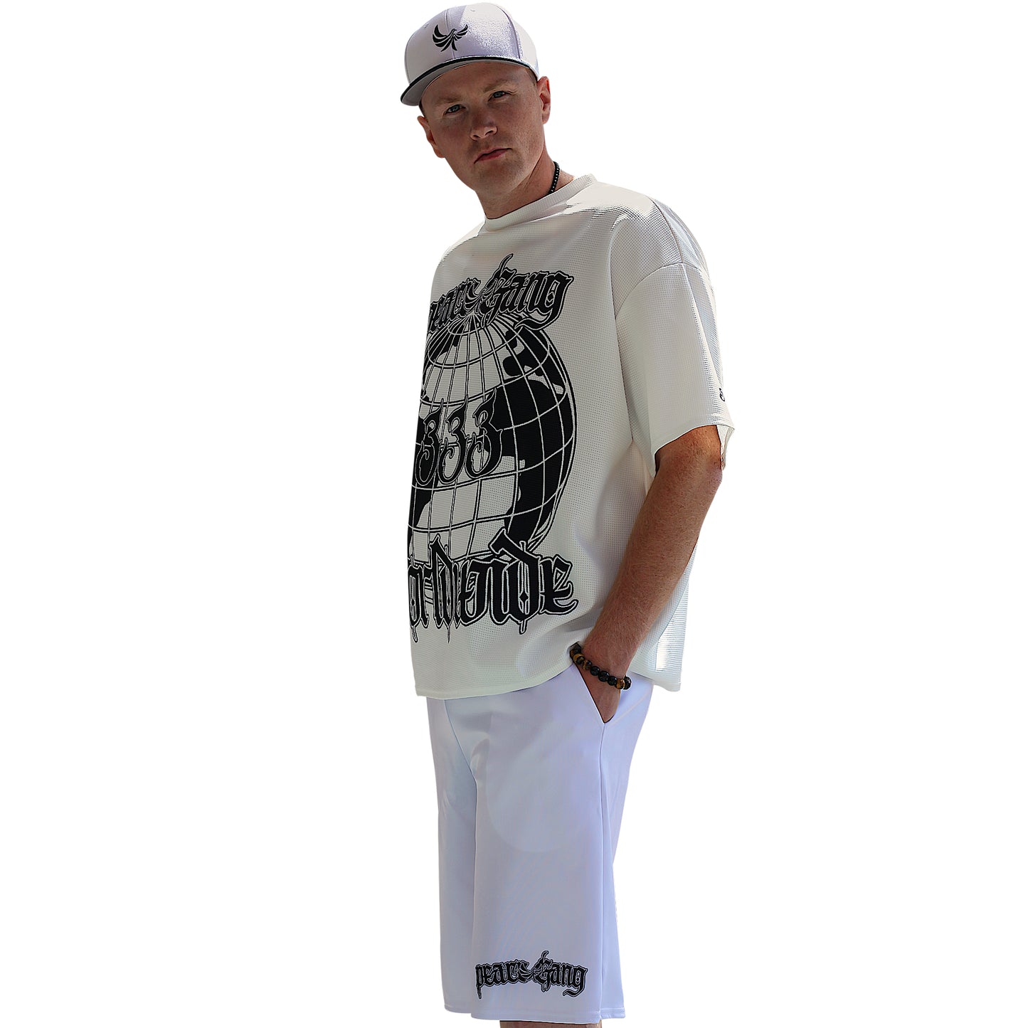 PeaceGang Loose Knee Shorts