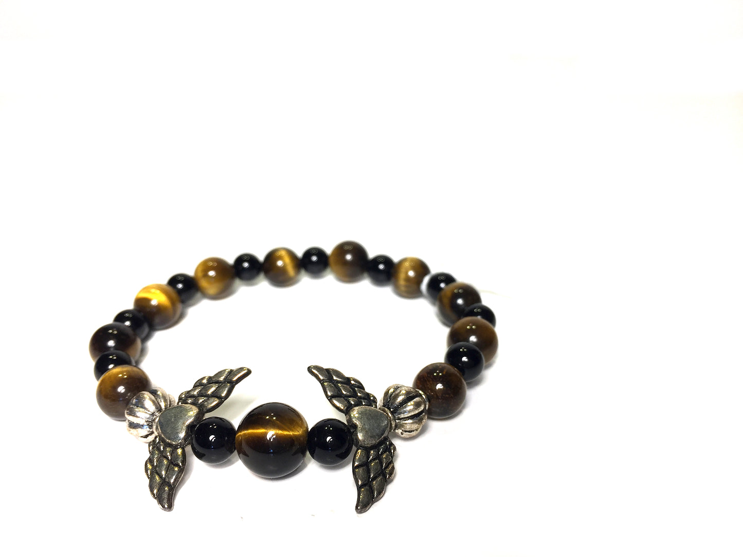 Tiger Eye, Black Onyx Bracelet