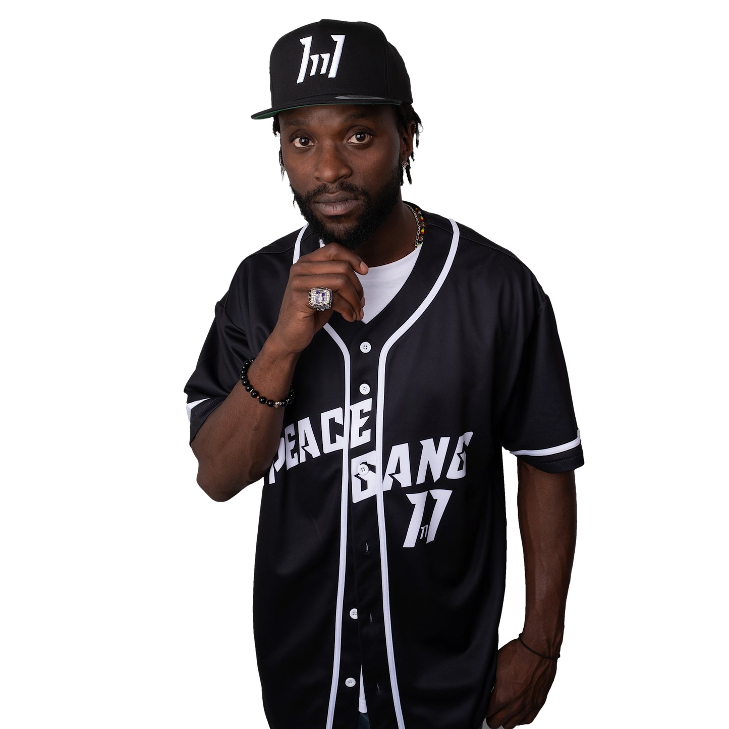 Black Jersey 11:11 PEACE GANG