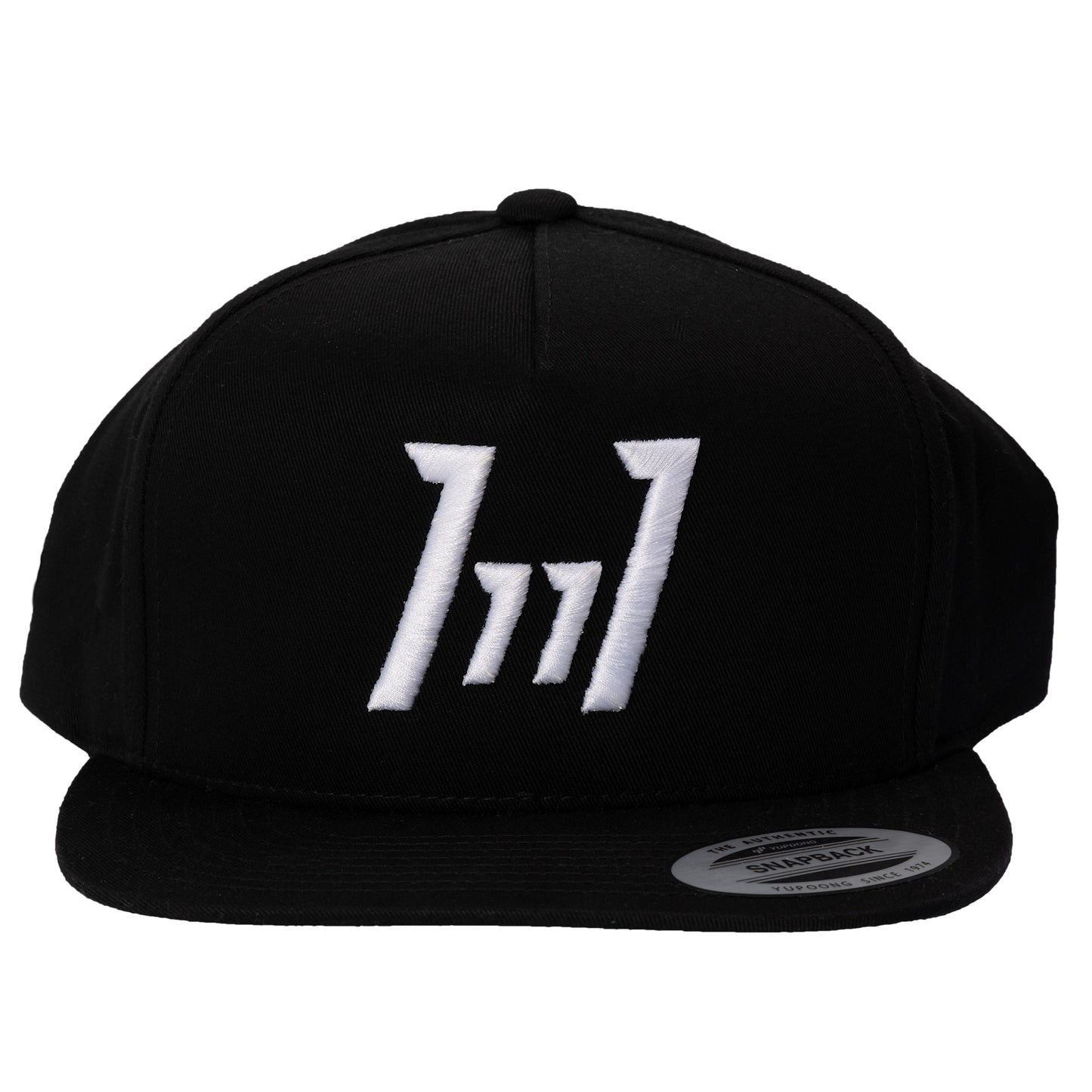 11:11 High Profile Five Panel Flat Bill Snap-Back Cap - PEACE GANG