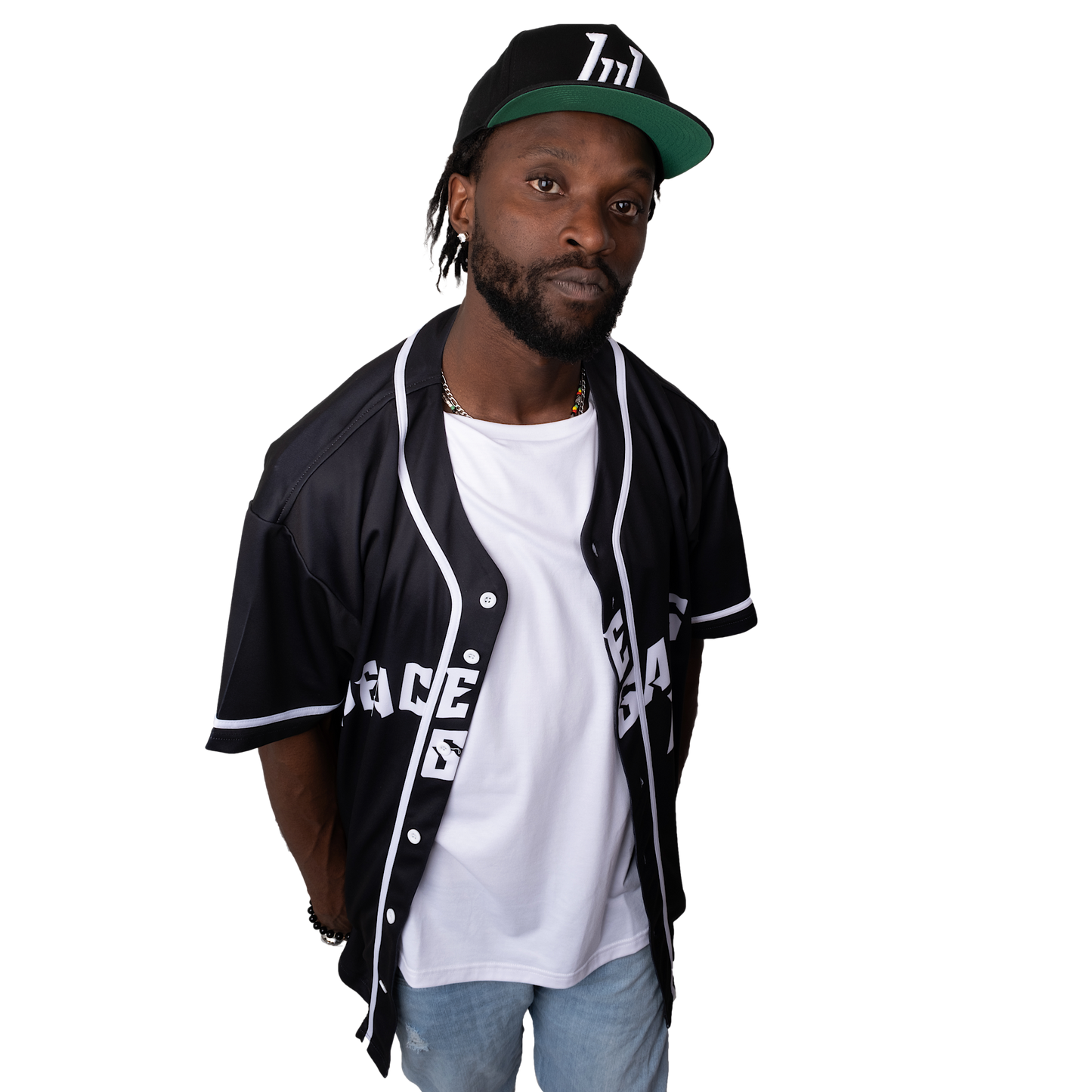 Black Jersey 11:11 PEACE GANG