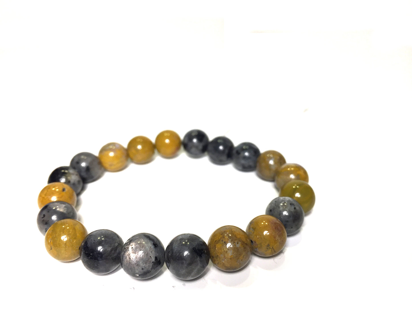 Larvakite, Ocean Jasper Bracelet