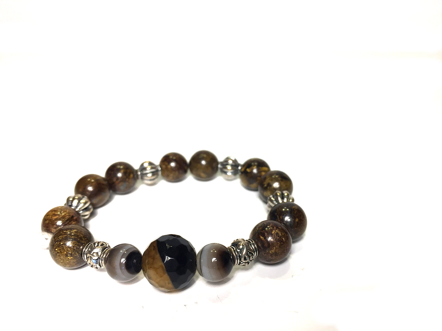 Bronzite, Agate, Black Sardonyx