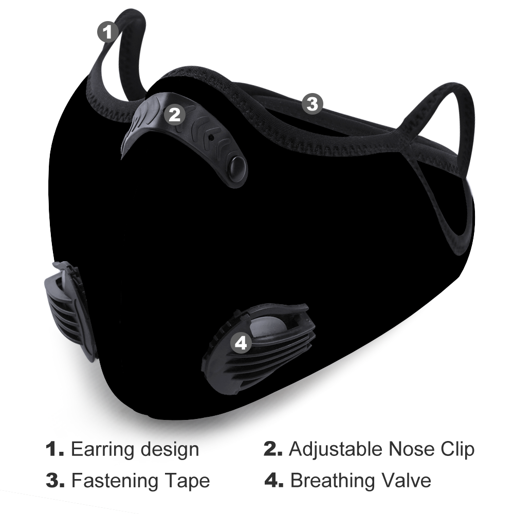 Fashion Facemask with Breathing Valve -PEACE GANG