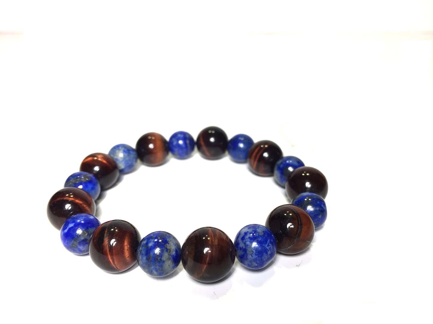 Lapis Lazuli, Ox Eye Bracelet