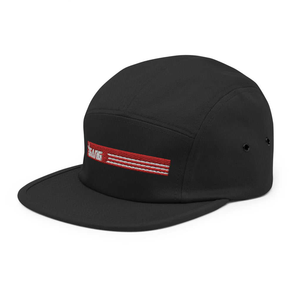 Low Profile Five Panel Cap-PEACE GANG