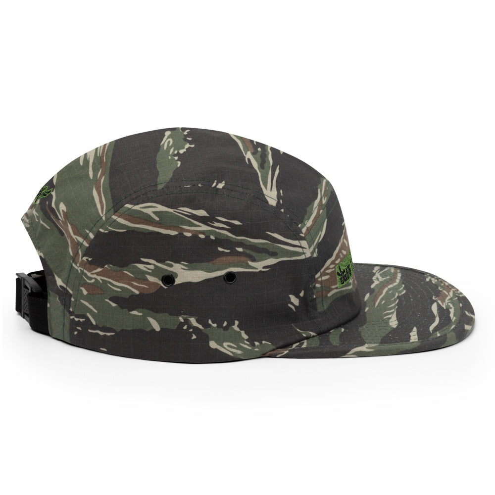 Low Profile Five Panel Cap-PEACE GANG