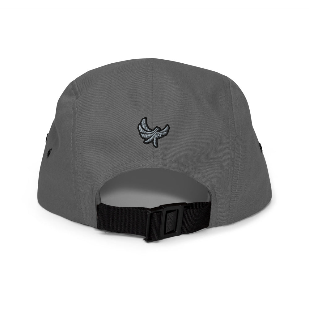 Low Profile Five Panel Cap-PEACE GANG
