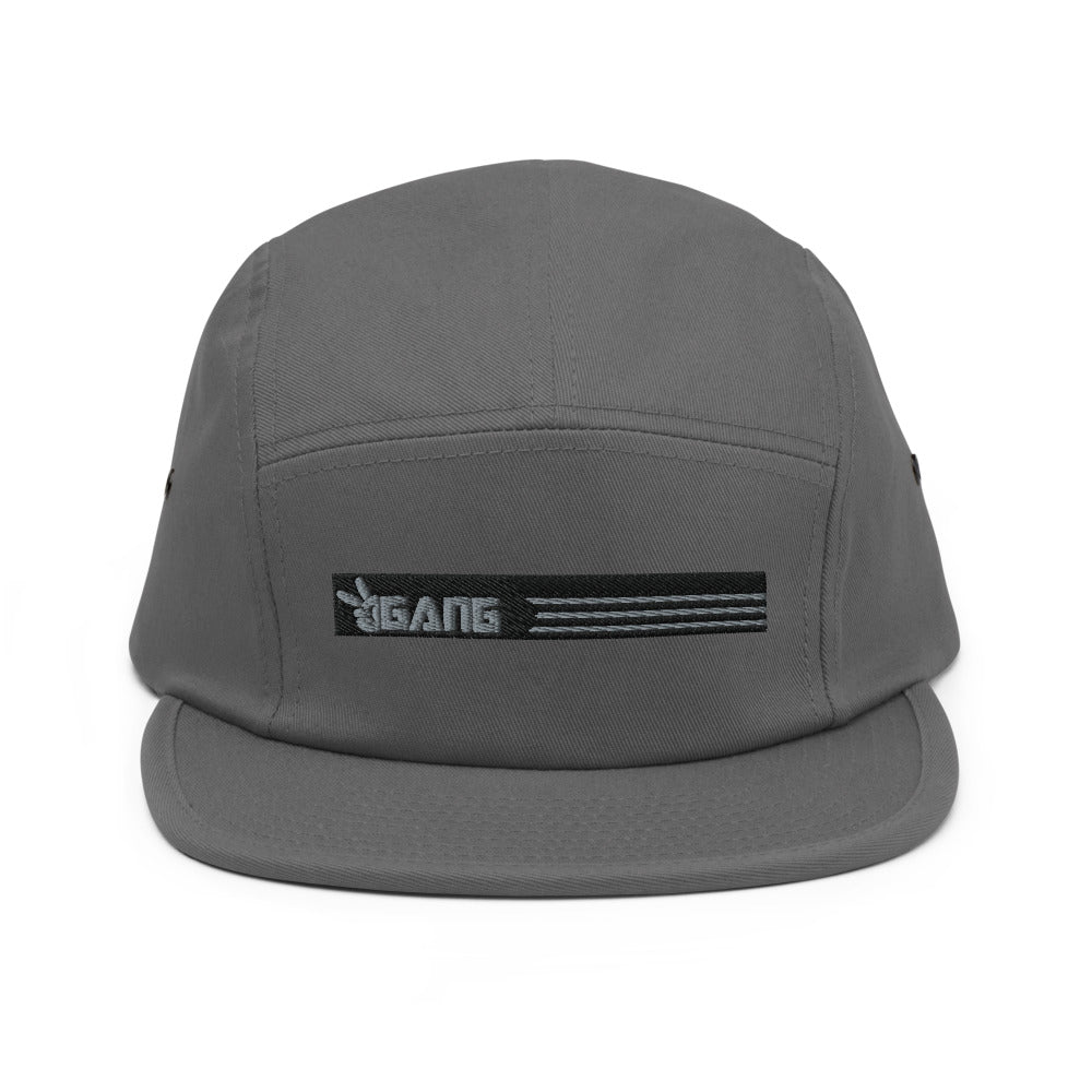 Low Profile Five Panel Cap-PEACE GANG