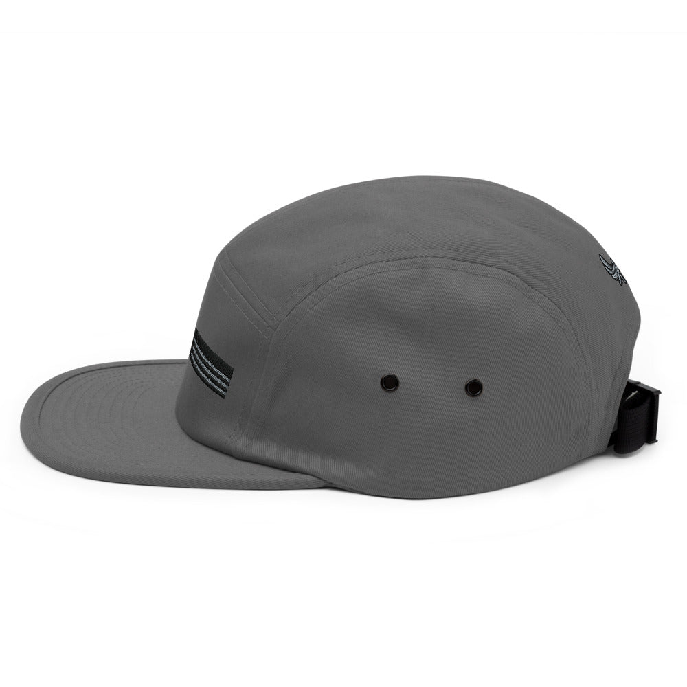 Low Profile Five Panel Cap-PEACE GANG