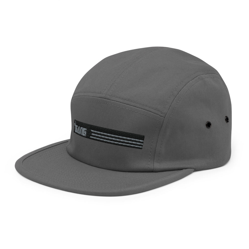 Low Profile Five Panel Cap-PEACE GANG