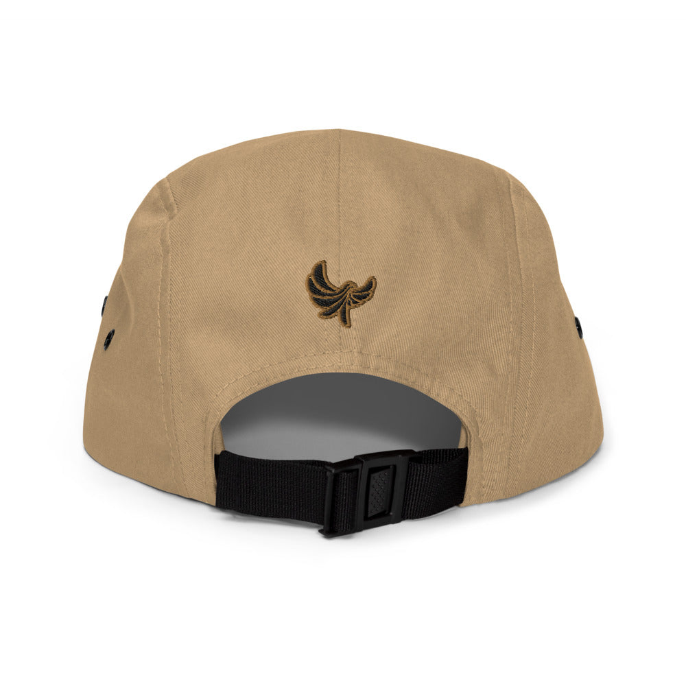 Low Profile Five Panel Cap-PEACE GANG