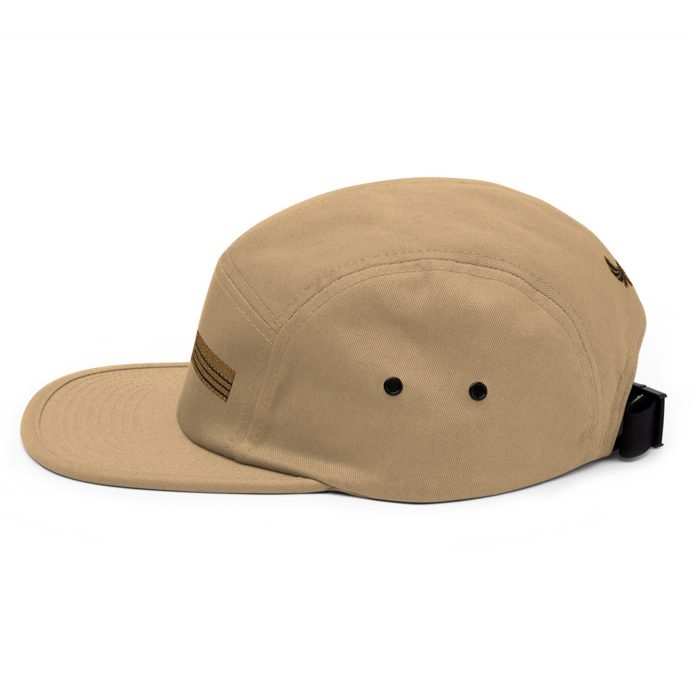 Low Profile Five Panel Cap-PEACE GANG