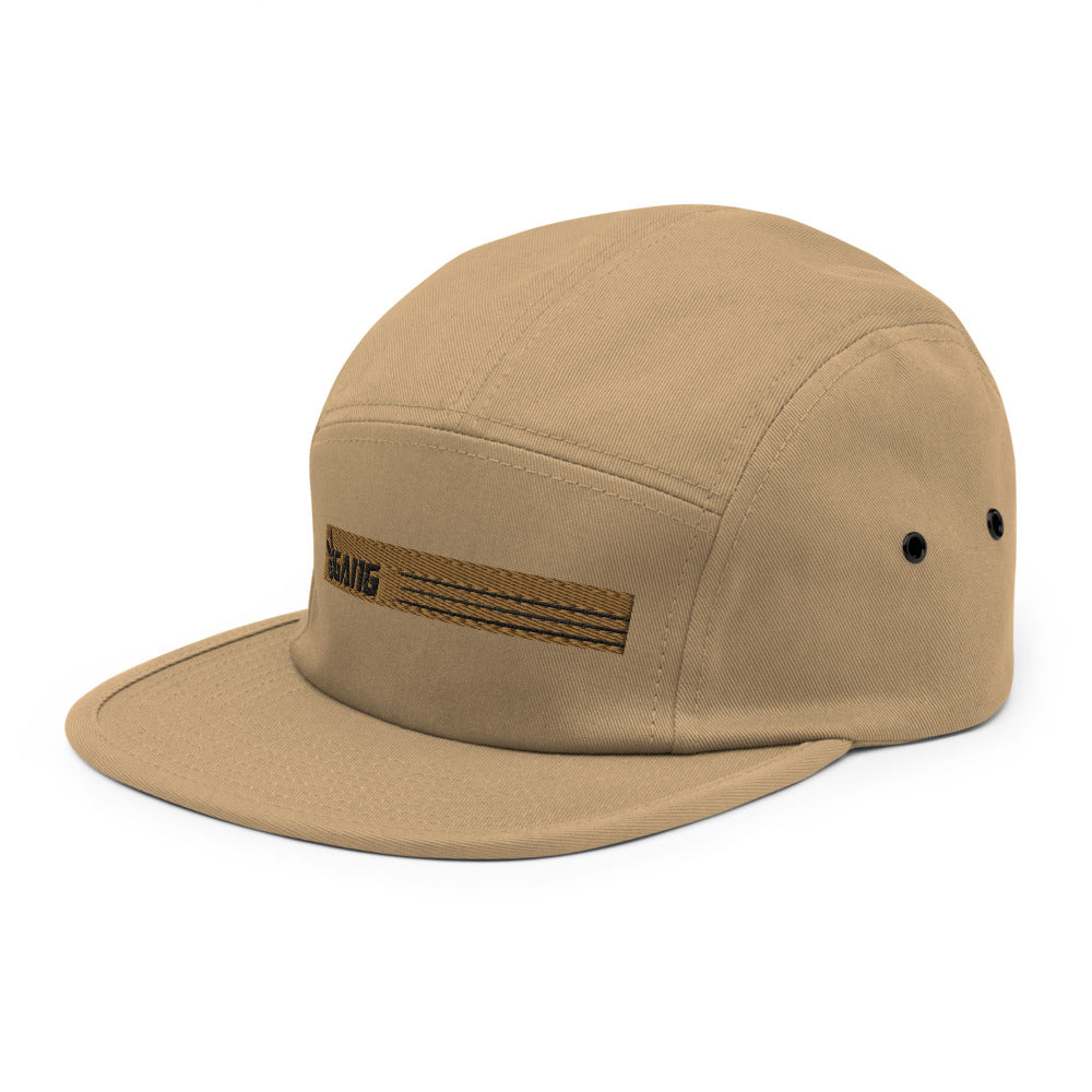Low Profile Five Panel Cap-PEACE GANG