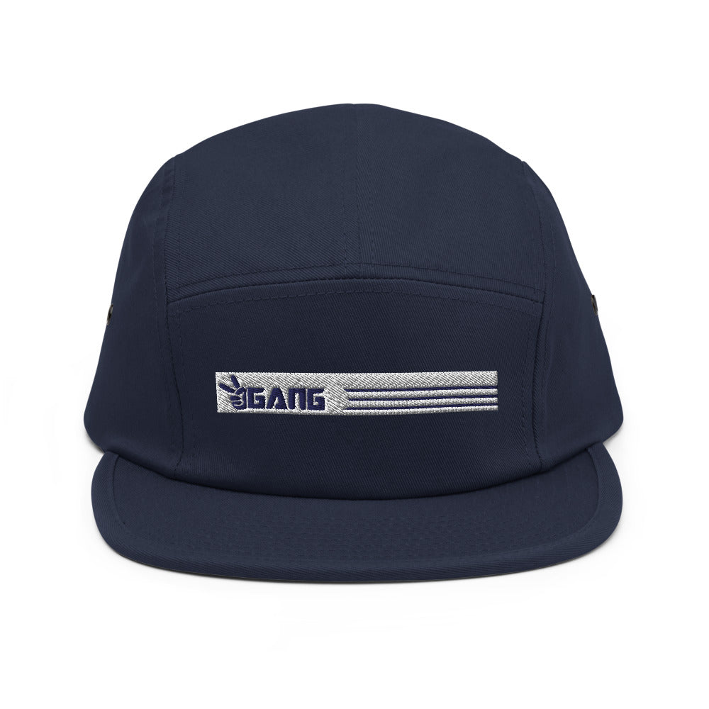 Low Profile Five Panel Cap-PEACE GANG
