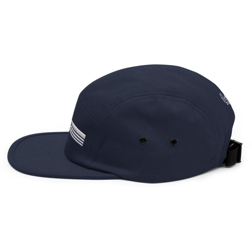 Low Profile Five Panel Cap-PEACE GANG