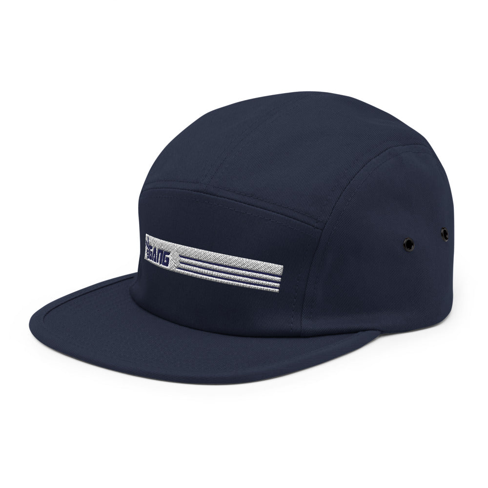 Low Profile Five Panel Cap-PEACE GANG