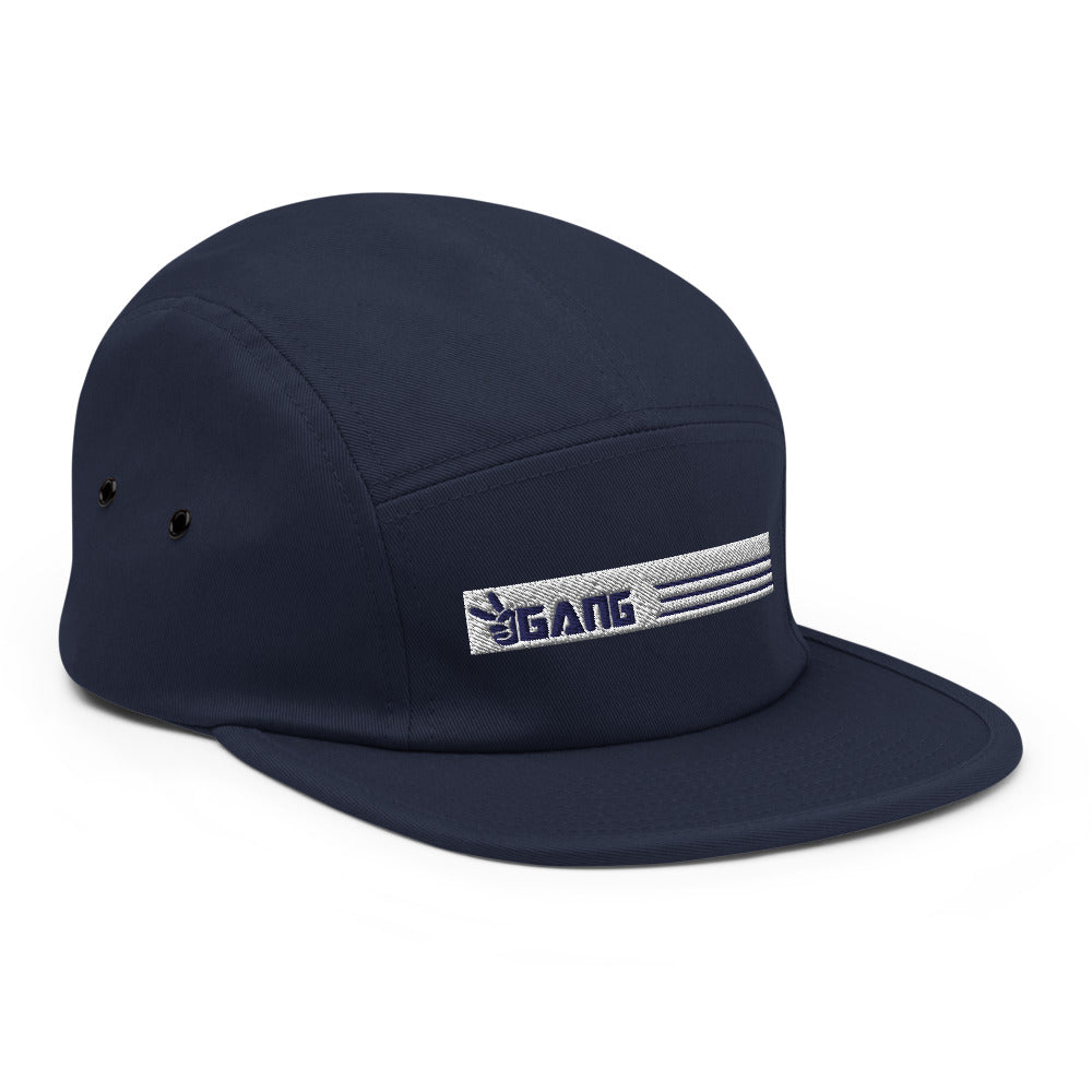 Low Profile Five Panel Cap-PEACE GANG