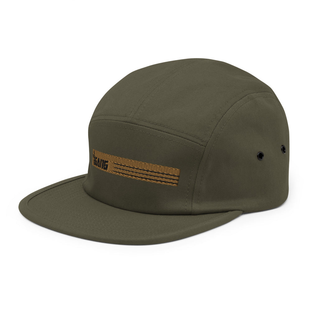 Low Profile Five Panel Cap-PEACE GANG
