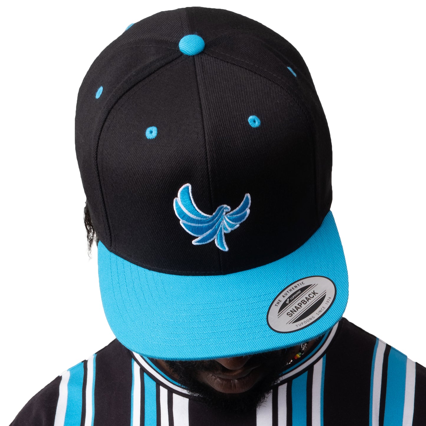 Flat Bill Snap-back Cap