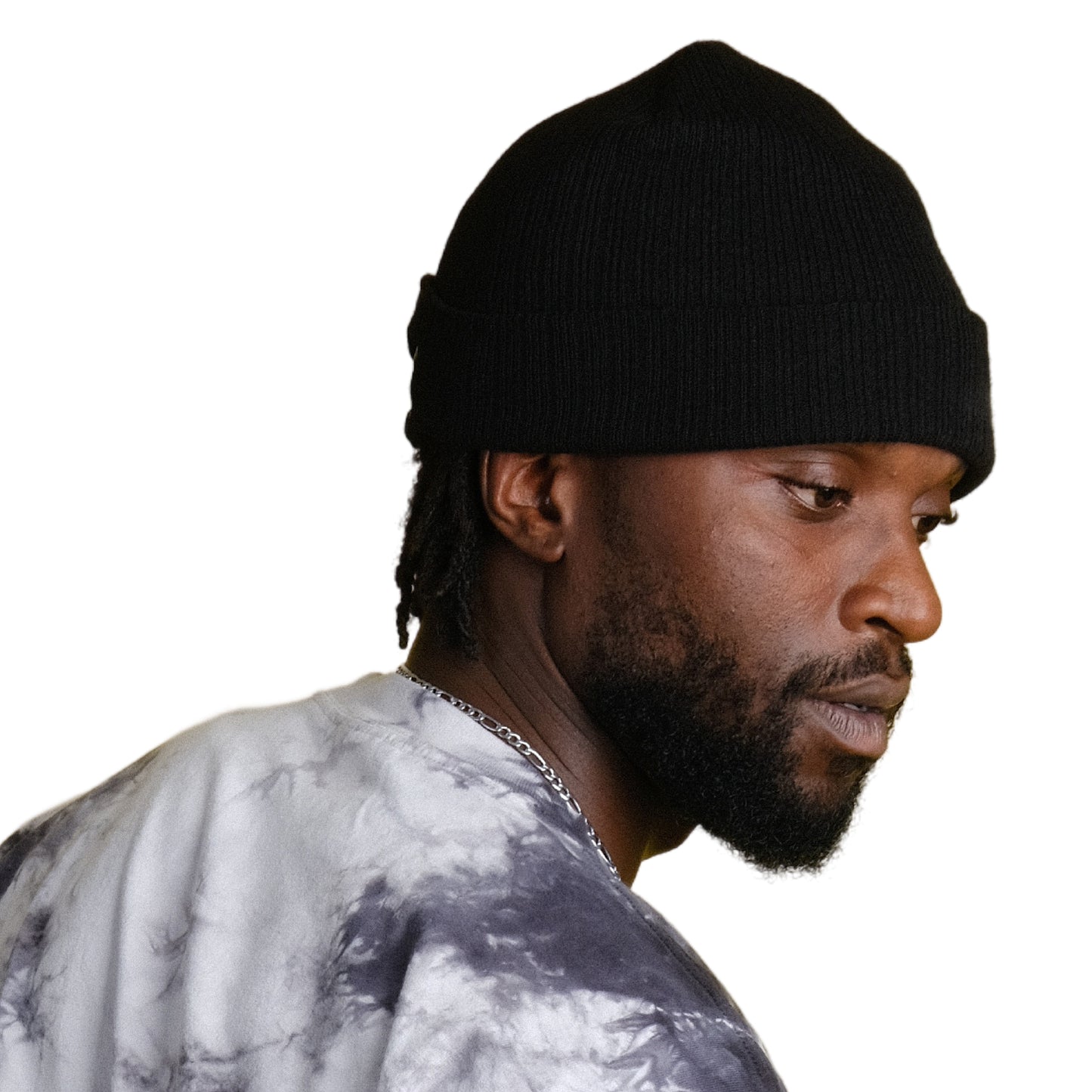 Recycled cuffed beanie " BE CHANGE " PEACE GANG