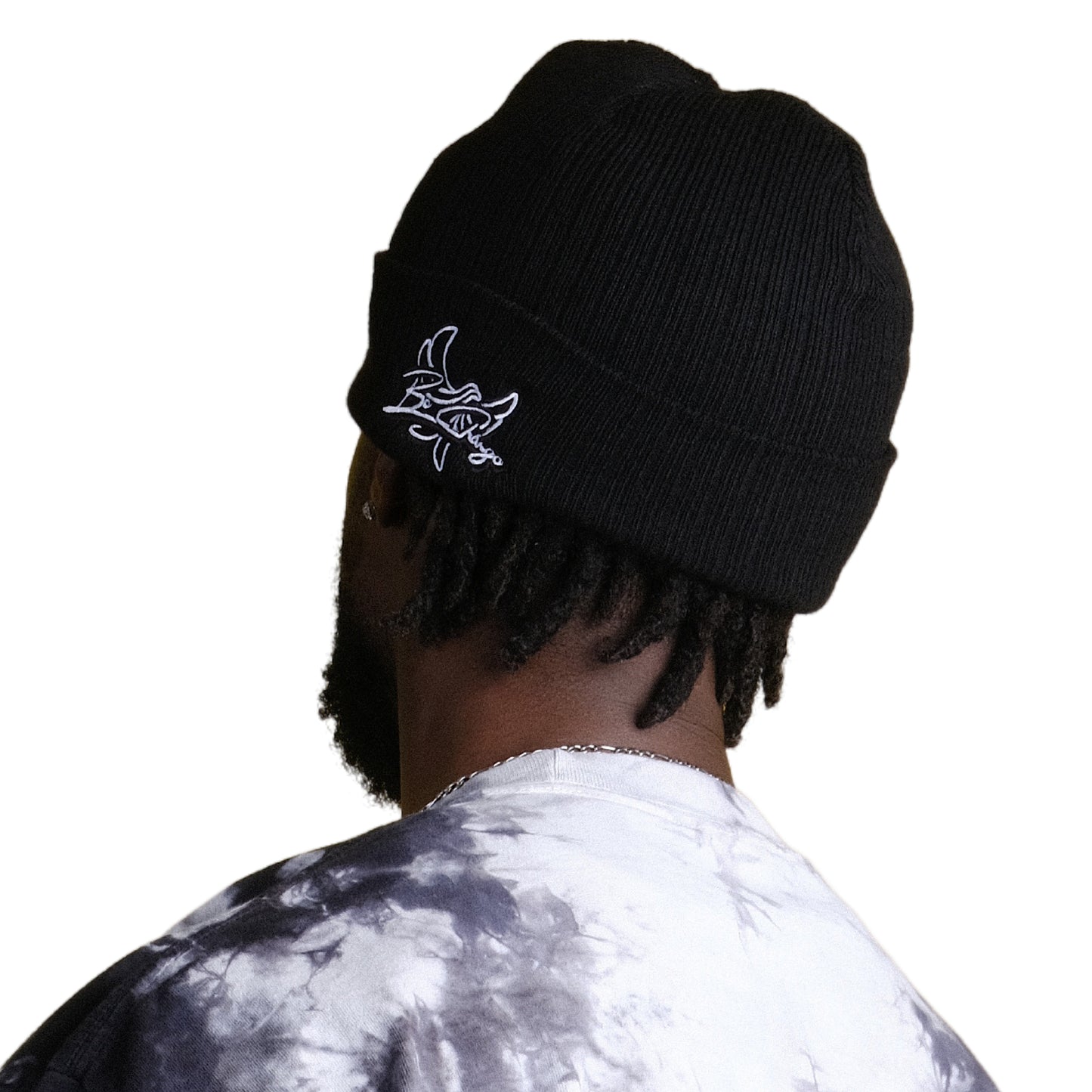 Recycled cuffed beanie " BE CHANGE " PEACE GANG