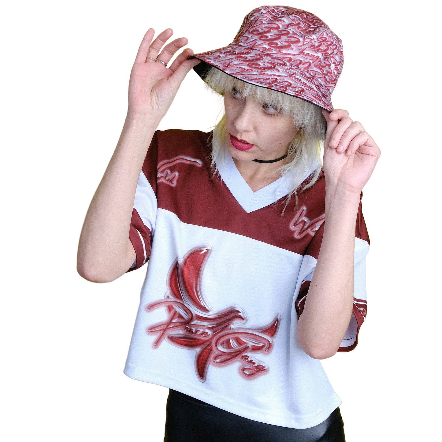 Cropped Football Style Jersey " BE CHANGE " - PEACE GANG