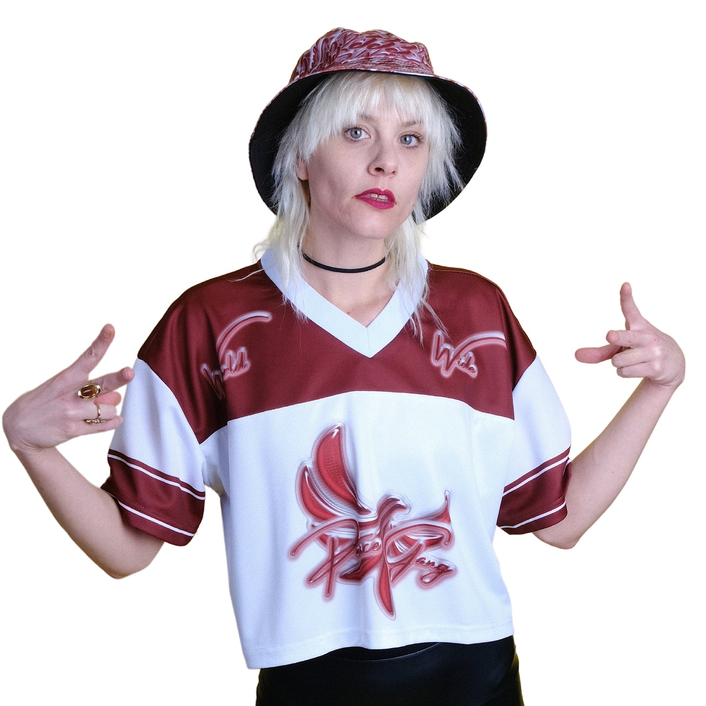 Cropped Football Style Jersey " BE CHANGE " - PEACE GANG