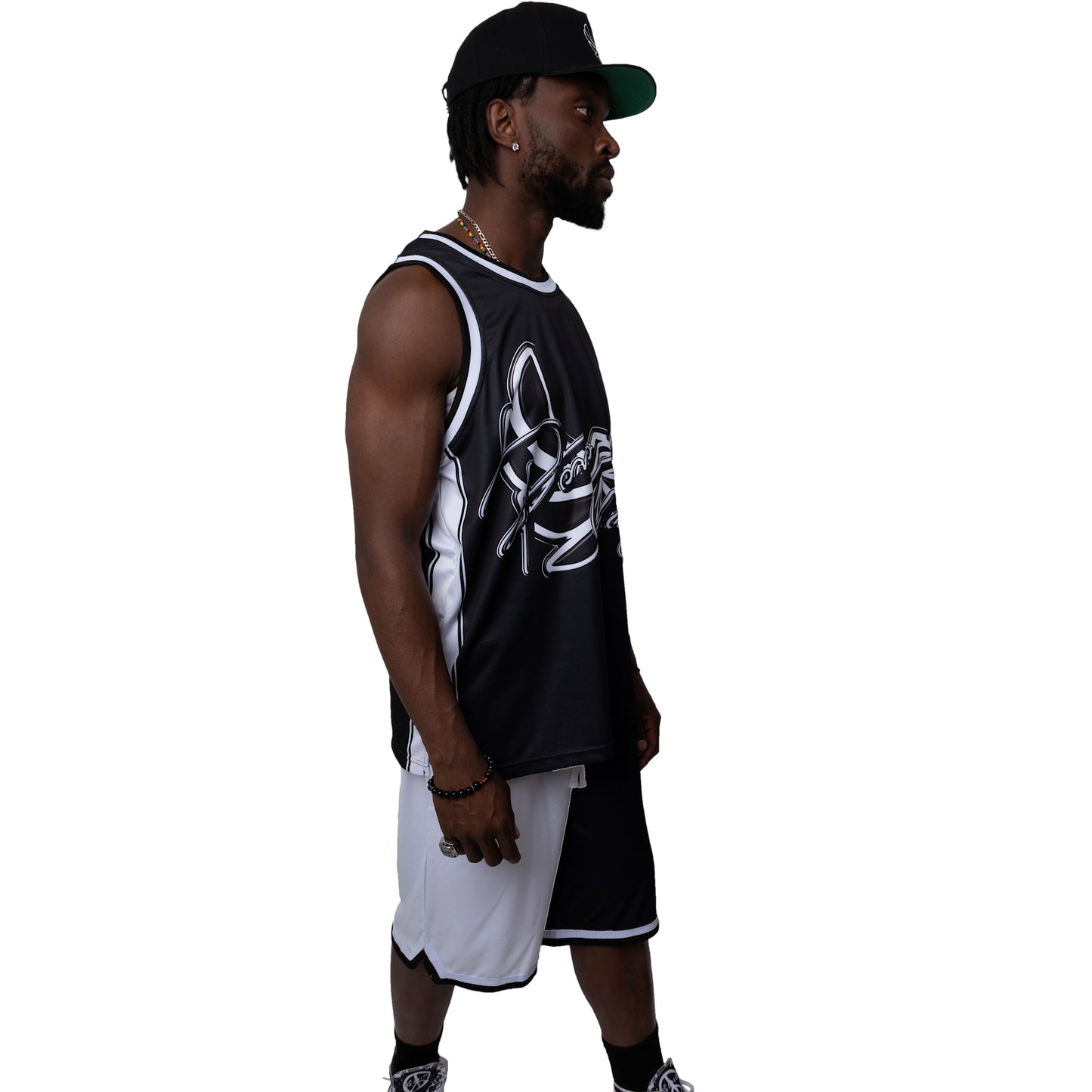 Basketball Jersey And Shorts" BE CHANGE "- PEACE GANG