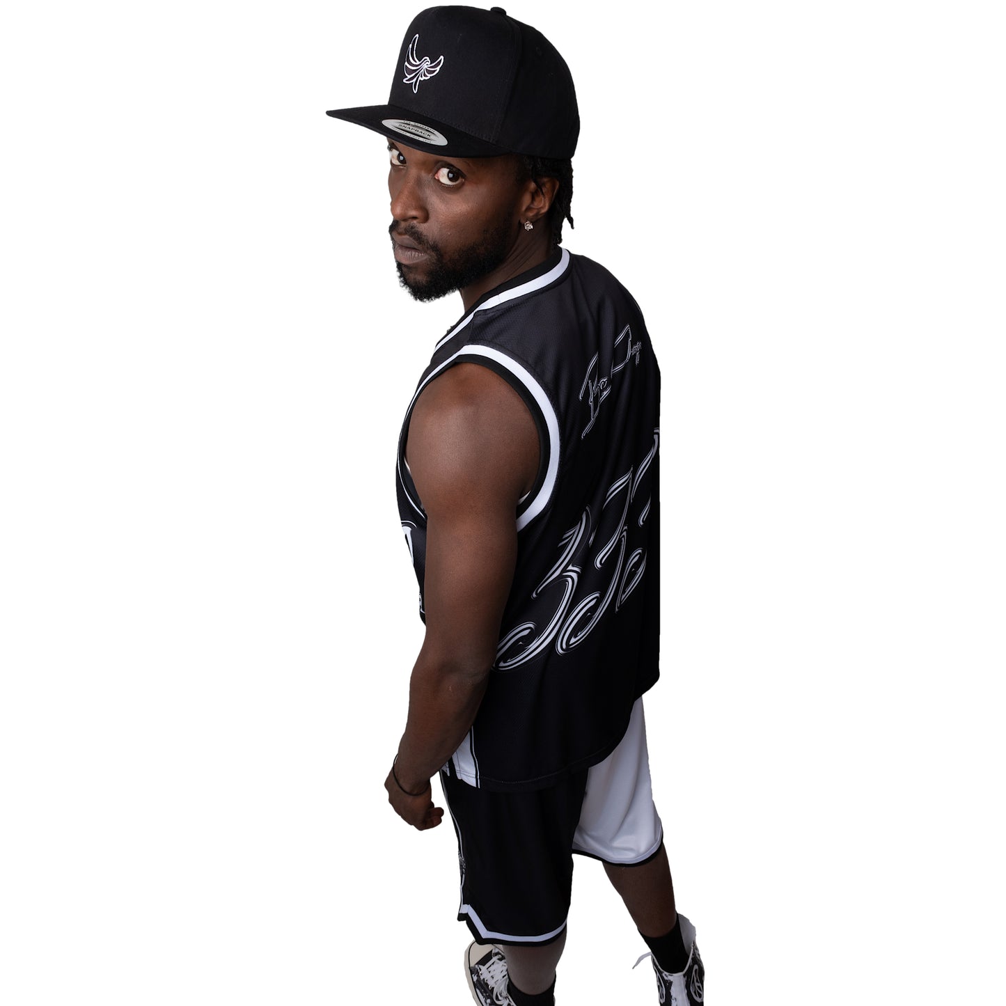 Basketball Jersey And Shorts" BE CHANGE "- PEACE GANG