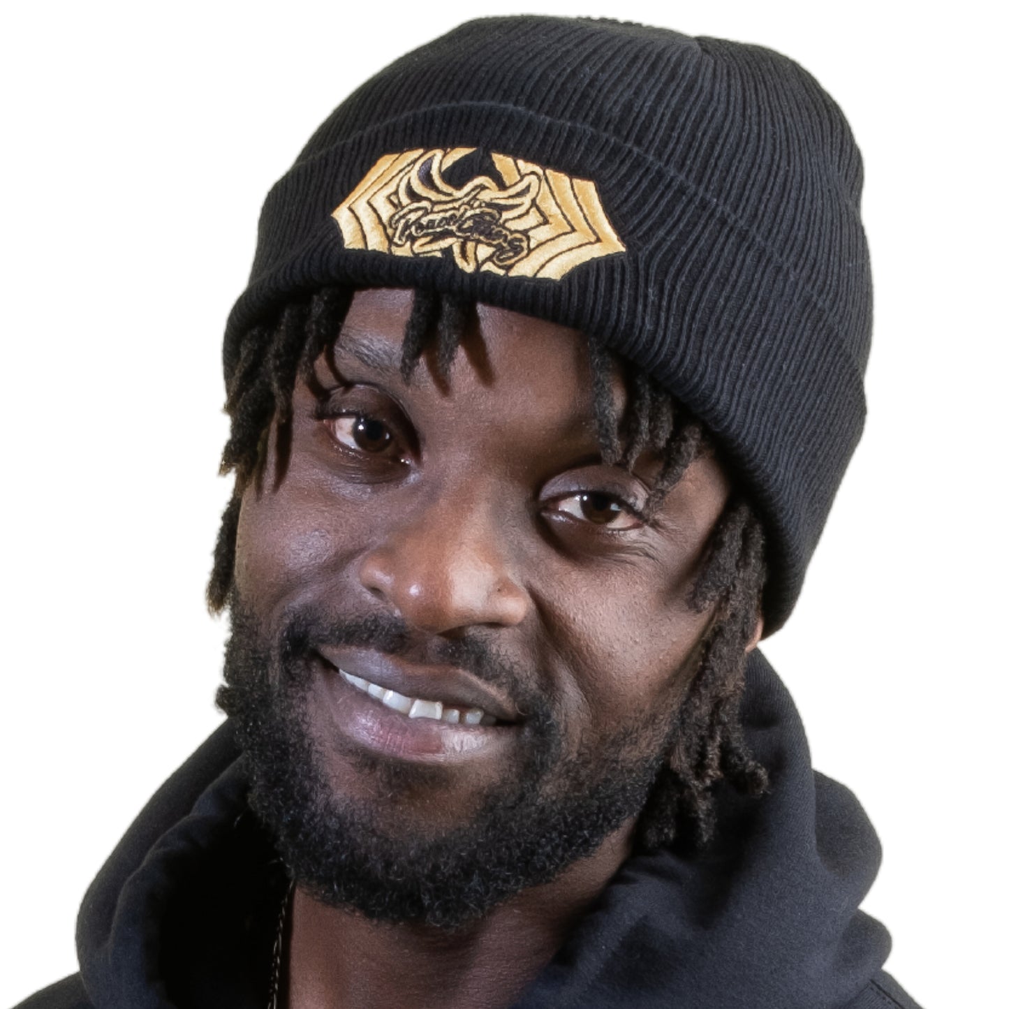 PEACE GANG Embroidered Organic ribbed beanie