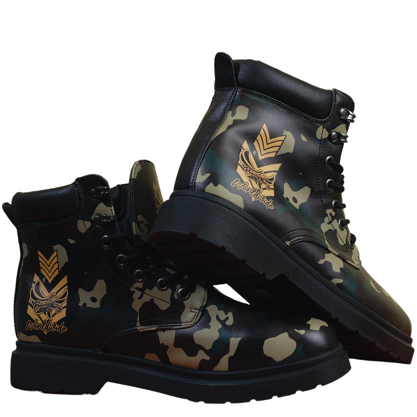 Camo Boots - PEACE GANG WORLDWIDE