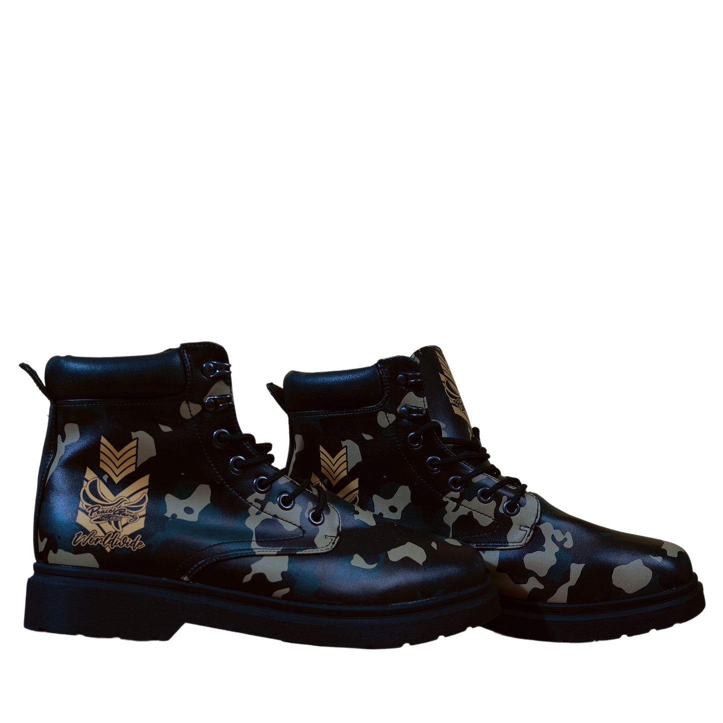 Camo Boots - PEACE GANG WORLDWIDE