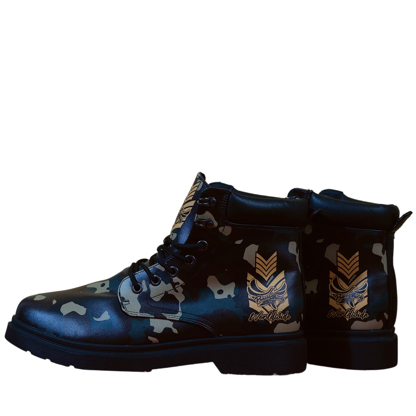 Camo Boots - PEACE GANG WORLDWIDE