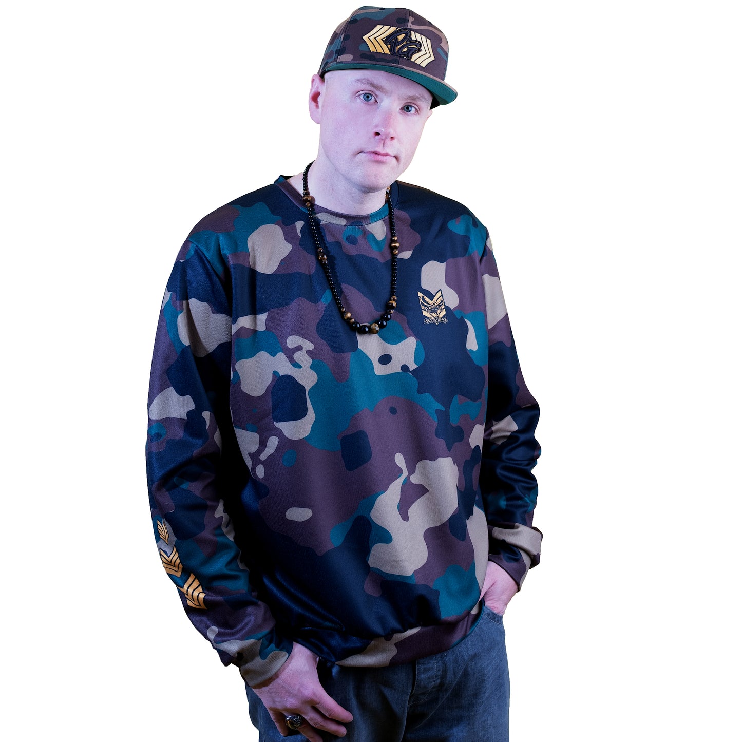Crewneck Unisex Fashion Sweater Camo - PEACE GANG