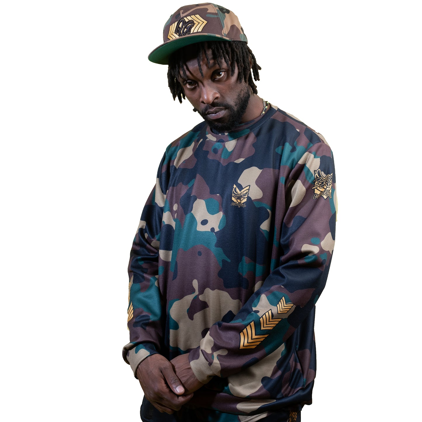 Crewneck Unisex Fashion Sweater Camo - PEACE GANG