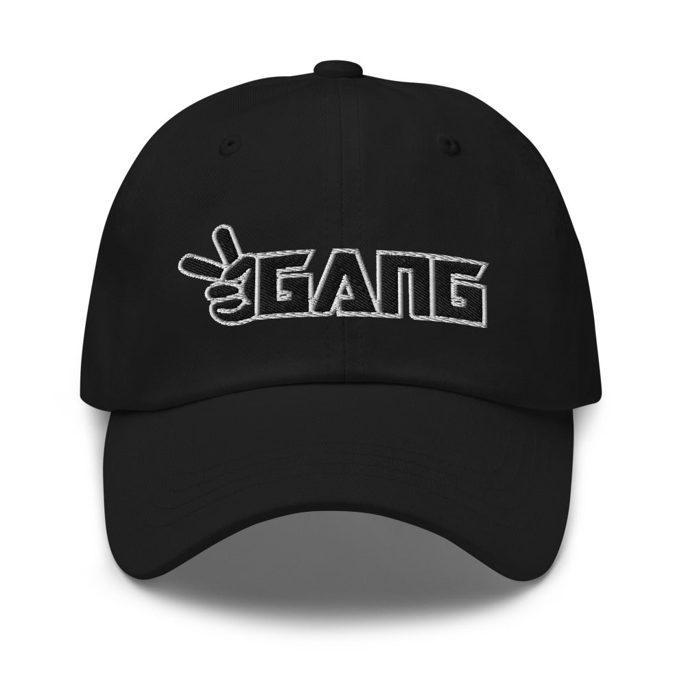 PEACE GANG Dad Hat Style Embroidered Cap