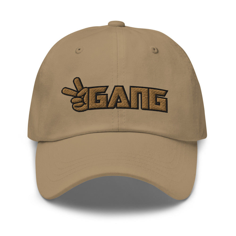 PEACE GANG Dad Hat Style Embroidered Cap