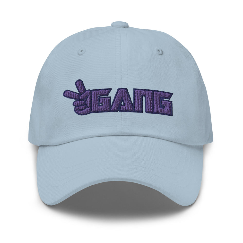 PEACE GANG Dad Hat Style Embroidered Cap