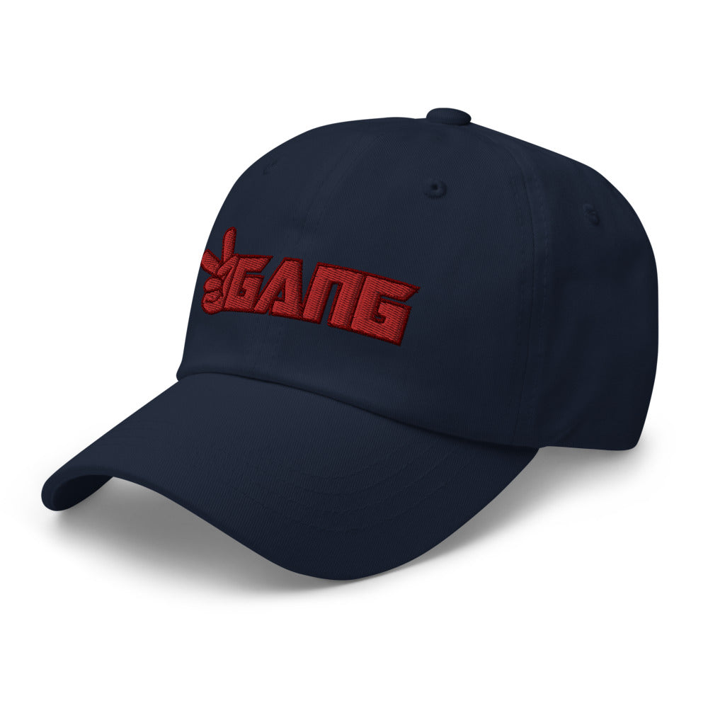 PEACE GANG Dad Hat Style Embroidered Cap
