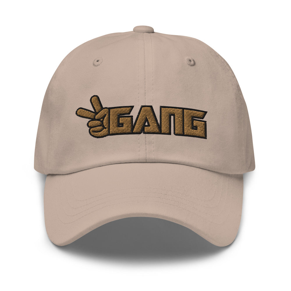 PEACE GANG Dad Hat Style Embroidered Cap