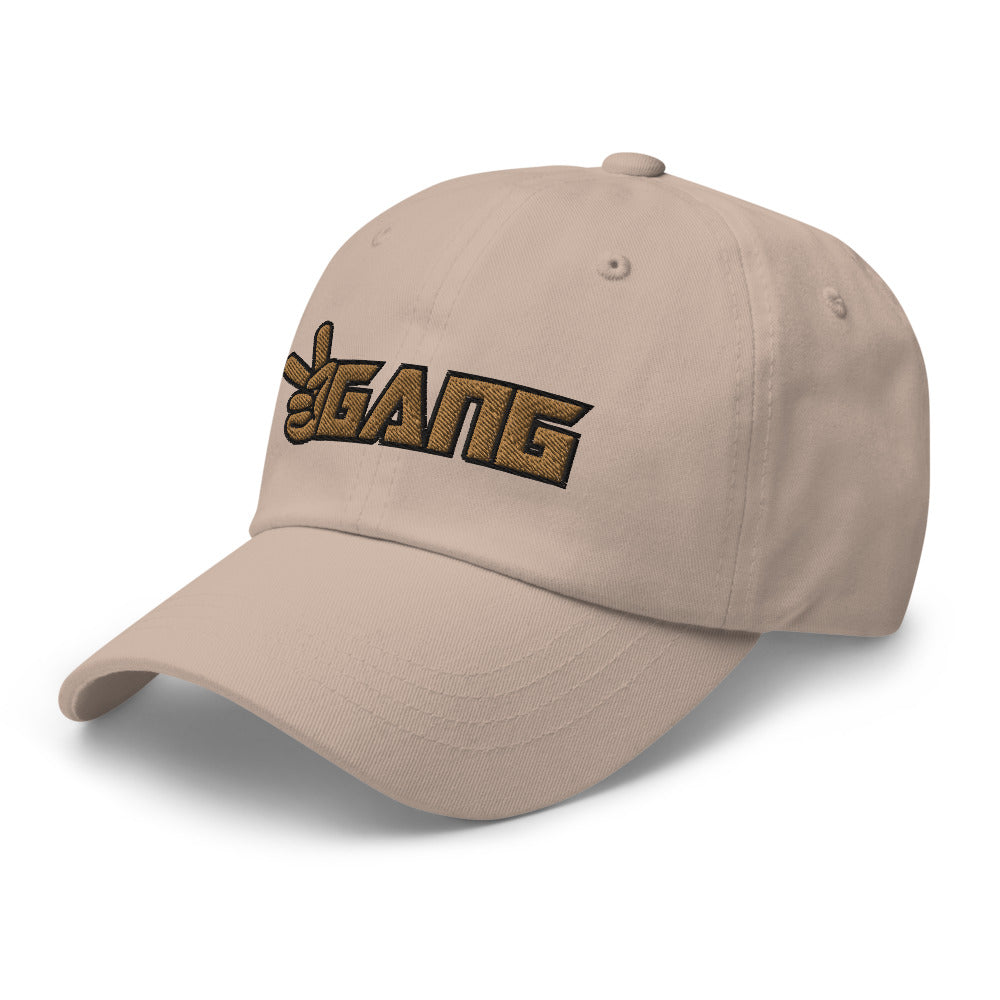 PEACE GANG Dad Hat Style Embroidered Cap